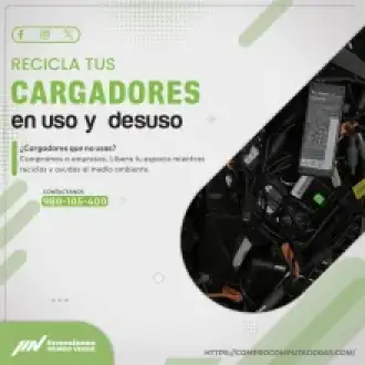  Recicla tus Cargadores y Gana Dinero con Servicio Mundo Ver