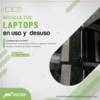  Vende tus Laptops Usadas o en Desuso con Servicio Mundo Ver