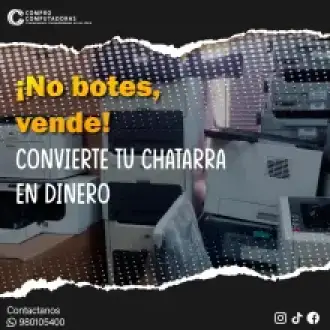 Vende tu Tecnología Usada en Lima Pago Inmediato 