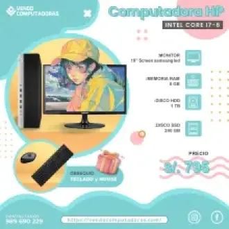 PC Intel i7-6 La potencia que necesitas lista para traba