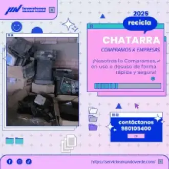  Compramos tu chatarra electrónica 