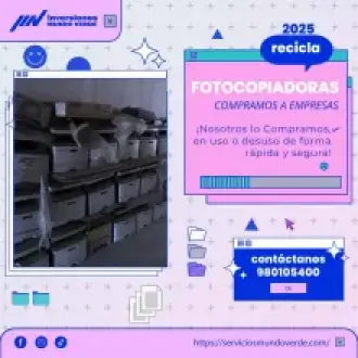  Compramos tus fotocopiadoras en desuso 