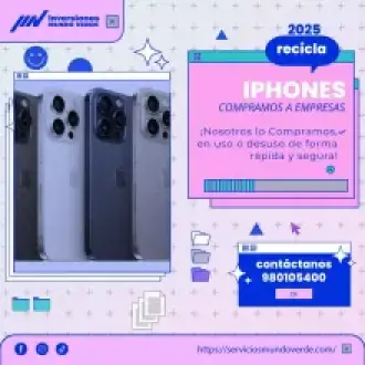  Compramos tus iPhones en desuso 
