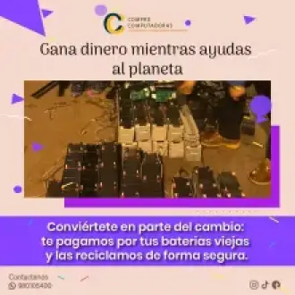 Transforma tu equipo viejo en efectivo. 