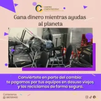 Tu equipo viejo tiene valor. Recíclalo y gana dinero al ins
