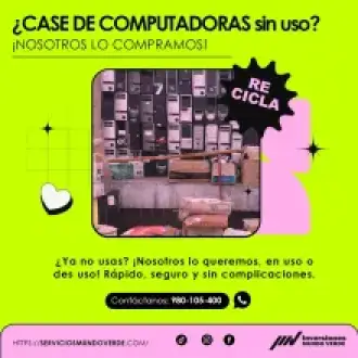  Tienes cases de computadoras en desuso Nosotros los compr