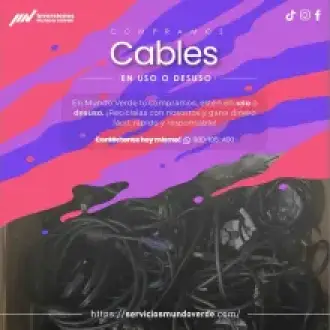  Compramos tus cables en desuso 