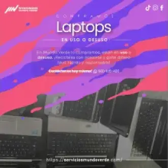  Compramos tus laptops en desuso 
