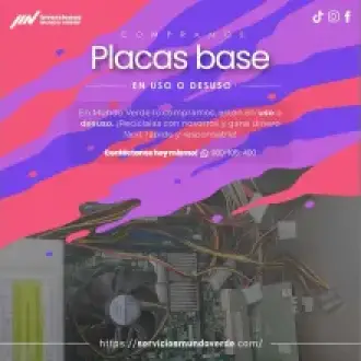  Compramos tus placas base en desuso 