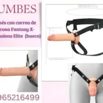 CONSOLADOR DE SILICONA FANTASY X-TENSIONS CON CORREA TUMBES 