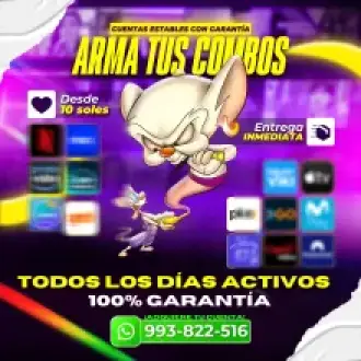 VENTA DE CUENTAS Y OTRAS PLATAFORMAS DE STREAMING