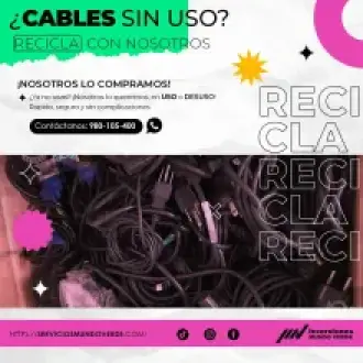 Compramos tus cables en desuso 
