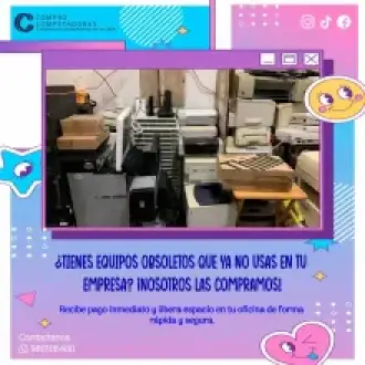 Vende tus computadoras en desuso y contribuye al reciclaje 