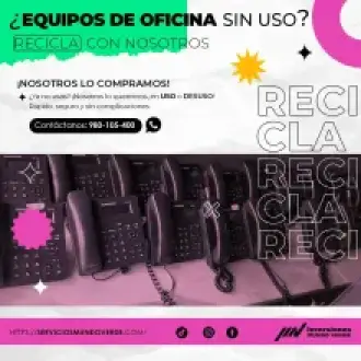  Compramos tus equipos de oficina en desuso 