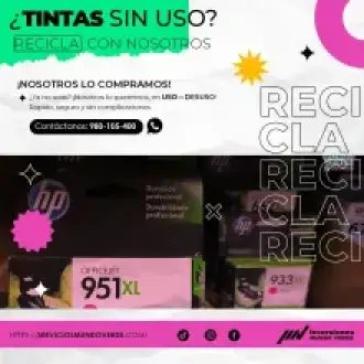  Compramos tu tinta en desuso 
