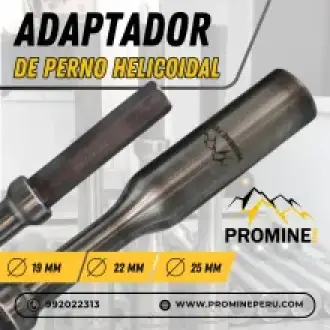 ADAPTADOR DE PERNO HELICOIDAL MINA PERUANA