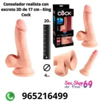 DILDO CONSOLADOR REALISTA DILDO 3D DE 17 CM JUEGOS EROTICOS 