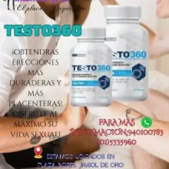 TESTO 360 EL MEJOR POTENCIADOR