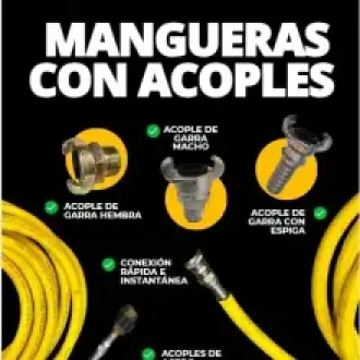 MANGUERAS CON ACOPLES 