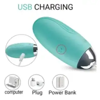 Huevo Vibrador Intense USB Verde Agua  SSHOPONLINE PERU  992651720