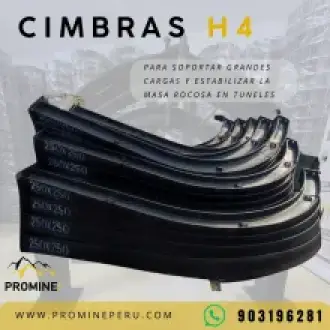 Cimbra Viga H4-H6 para Sostenimiento en Minería Subterránea