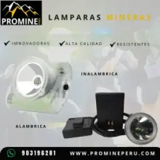 Lámparas Mineras Recargables para Trabajo Subterráneo
