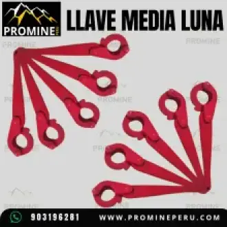 Llave Media Luna Reforzada para Uso Minero