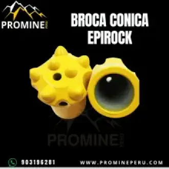 Broca Cónica Epirock para Perforación en Minería