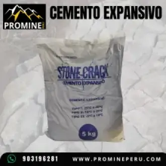Cemento Expansivo para Fragmentación Controlada en Minería