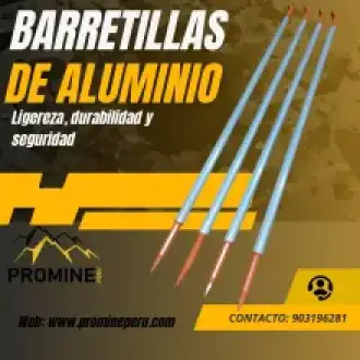 Barretillas de Aluminio para Manipulación en Minería Subterr