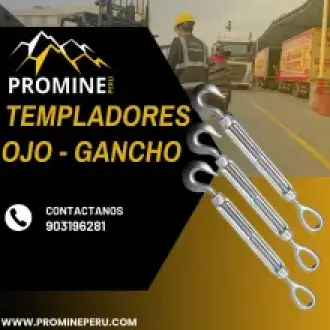 Templadores Ojo-Gancho para Tensado Seguro en Minería