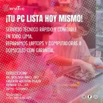 SERVICIO TÉCNICO A DOMICILIO EN LIMA