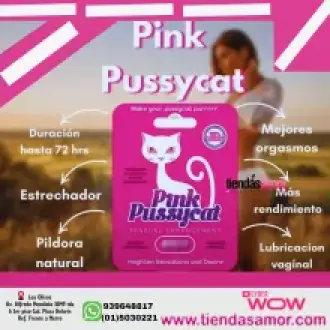 Píldora PINK PUSSYCAT mejorador sexual femenino