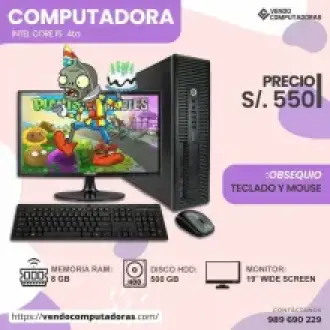  PC Core i5 con Monitor Regalo 