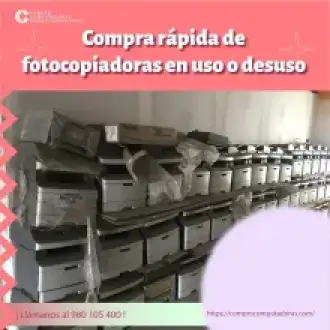 RECIBIMOS COMPUTADORAS USADAS Y MALOGRADAS