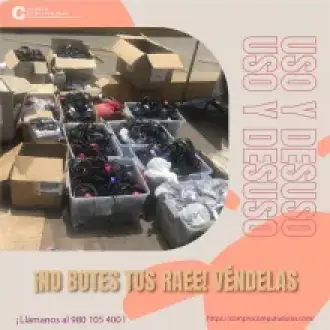  Tienes RAEE en tu oficina o almacén Lo compramos 