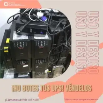  Tienes UPS usados o dañados Los compramos al mejor precio 