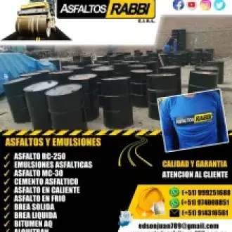 VENDO ASFALTO MC-30 EMULSION ASFALTICA ASFALTO EN FRIO 