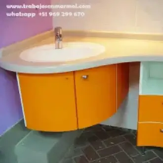 Koris superficie solida termoformado