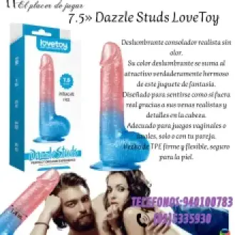 7.5» Dazzle Studs LoveToy Deslumbrante consolador realista s