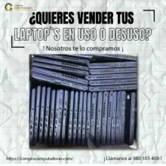 Pago rápido por computadoras usadas y dañadas