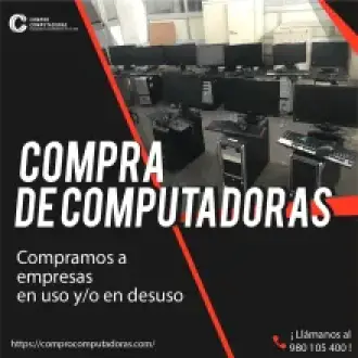 Compra inmediata de computadoras y servidores usados