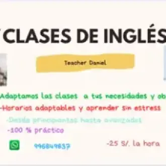 Clases dee Inglés a domcilio