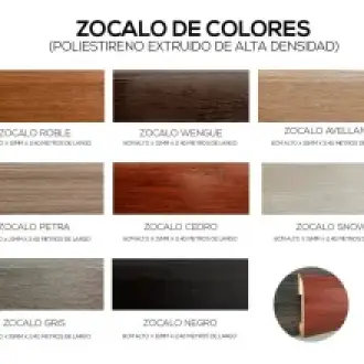 ZOCALO PVC COLOR