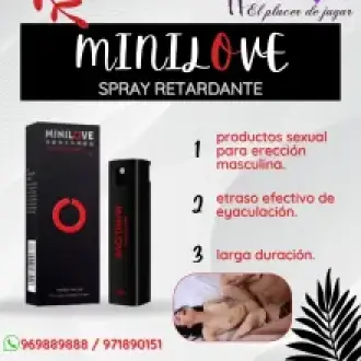 SATISFACE TODOS TUS DESEOS CON MINILOVE RETARDANTE EN SPRAY
