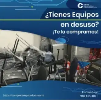Compramos PCs laptops y CPUs sin importar el estado