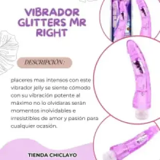 VIBRADOR GLITTERS MR RIGHT