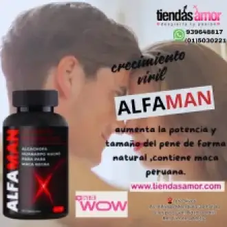 ALFAMAN RESULTADOS RAPIDOS UN PENE MÁS DURO GRANDE Y GRUESO