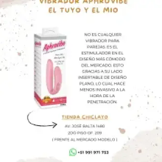 Vibrador Aphrovibe el tuyo y el mío