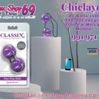 BOLAS CHINAS CLASSICO DUO-TONO VIOLETA